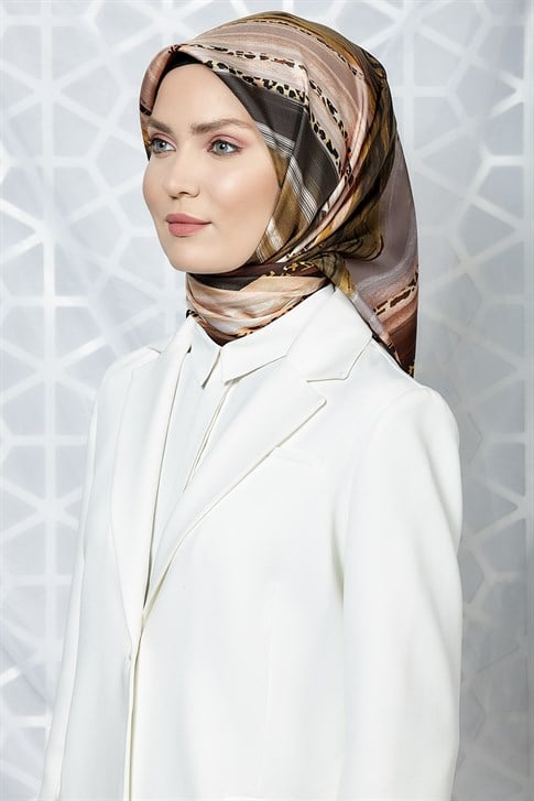 Armine Twill İpek Eşarp 19Ka8272 34