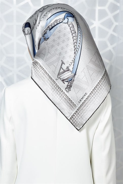 Armine Twill İpek Eşarp 19Ka8276 09