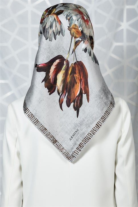 Armine Twill İpek Eşarp 19Ka8278 31