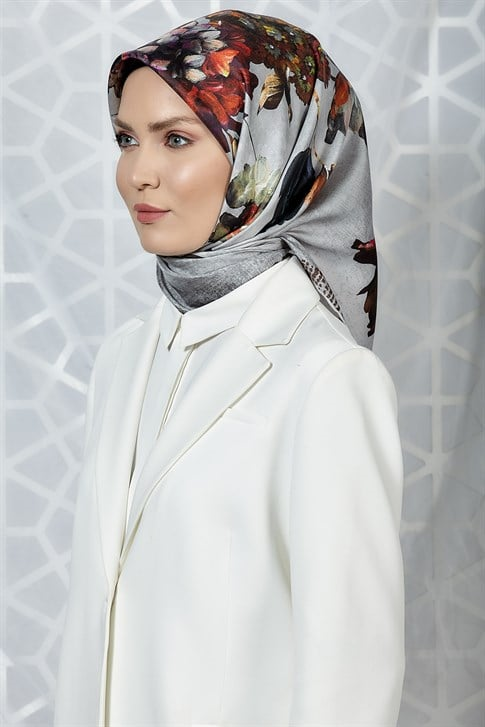 Armine Twill İpek Eşarp 19Ka8278 31