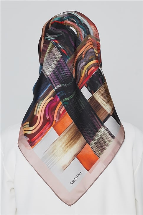 Armine Twill İpek Eşarp 20Ka8403 35