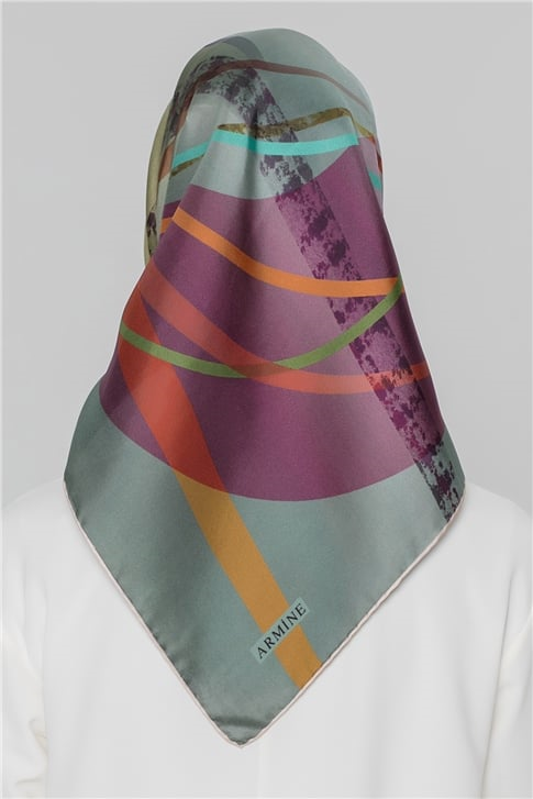 Armine Twill İpek Eşarp 20Ka8408 07
