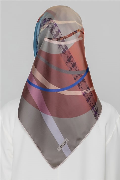 Armine Twill İpek Eşarp 20Ka8408 33