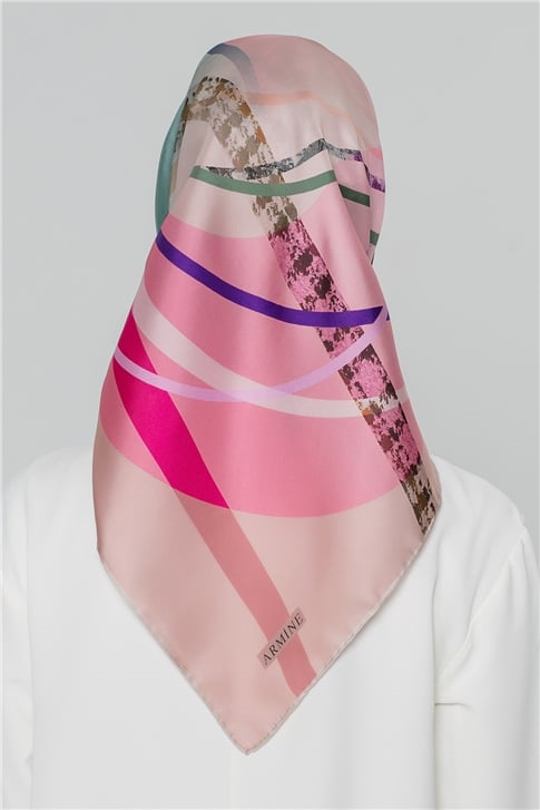Armine Twill İpek Eşarp 20Ka8408 34
