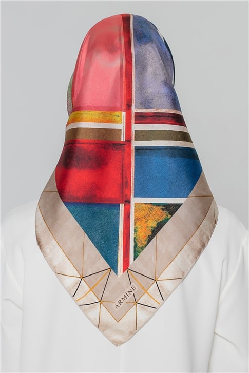 Armine Twill İpek Eşarp 20Ka8412 33