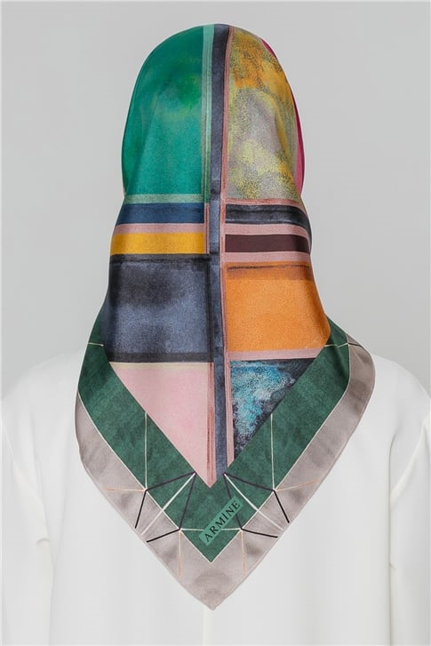 Armine Twill İpek Eşarp 20Ka8412 85