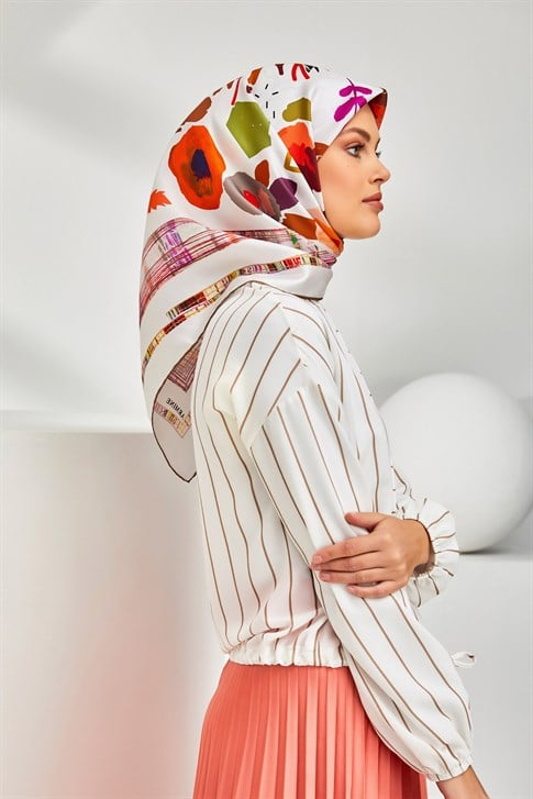 Armine Twill İpek Eşarp 20Ya8300 03