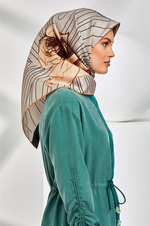 Armine Twill İpek Eşarp 20Ya8302 34