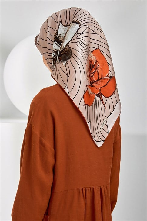 Armine Twill İpek Eşarp 20Ya8302 81