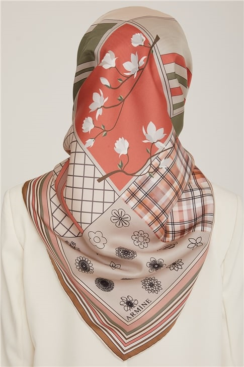 Armine Twill İpek Eşarp 20Ya8303 01
