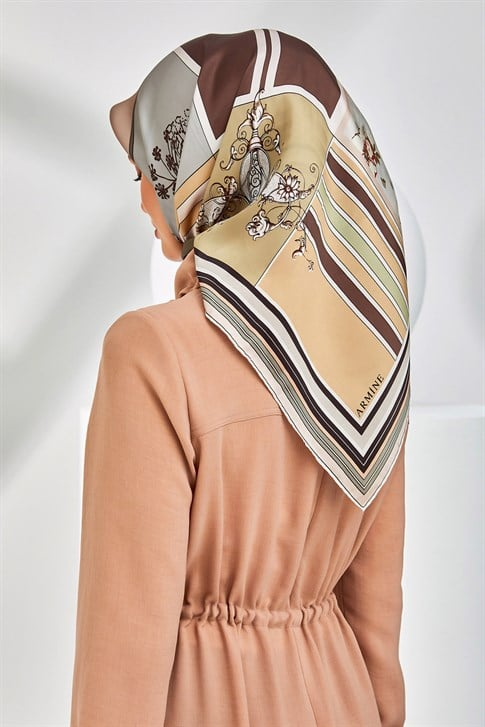 Armine Twill İpek Eşarp 20Ya8303 33