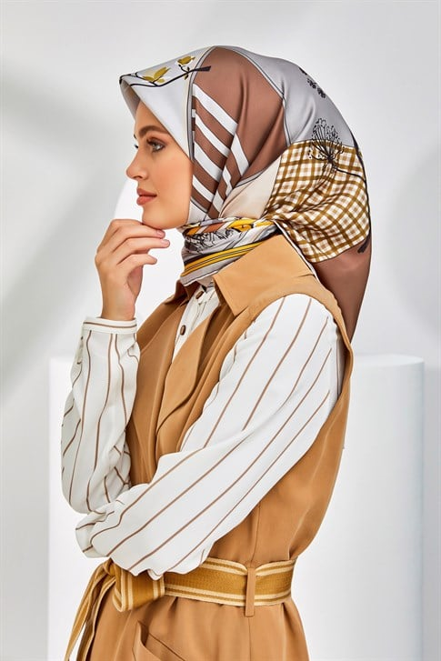 Armine Twill İpek Eşarp 20Ya8303 37