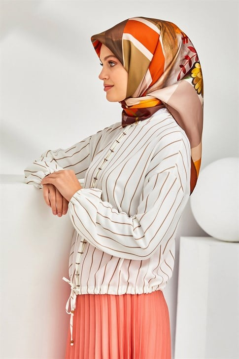 Armine Twill İpek Eşarp 20Ya8308 03