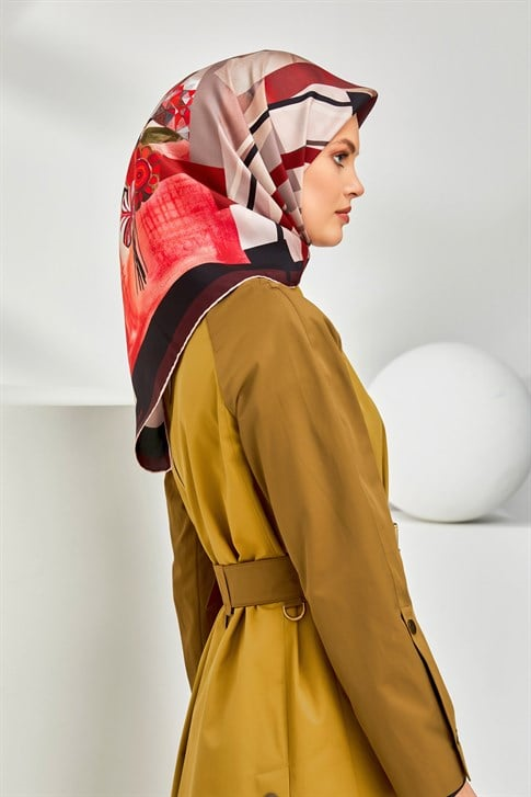 Armine Twill İpek Eşarp 20Ya8308 87