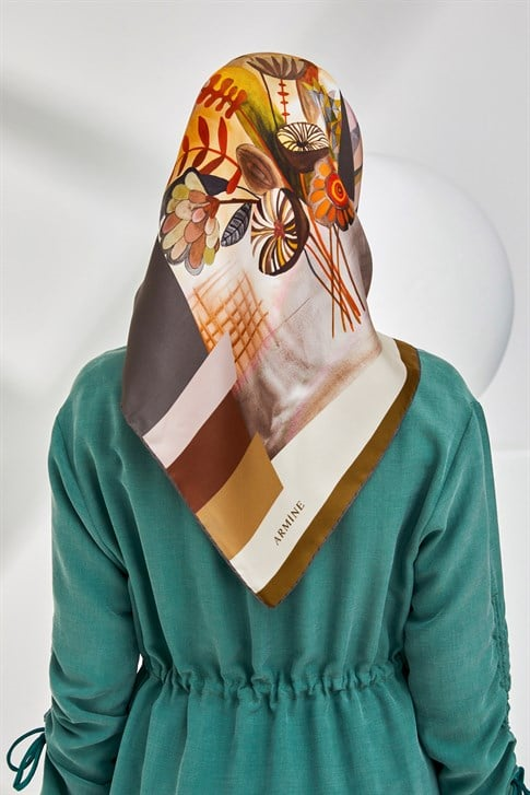 Armine Twill İpek Eşarp 20Ya8308 89