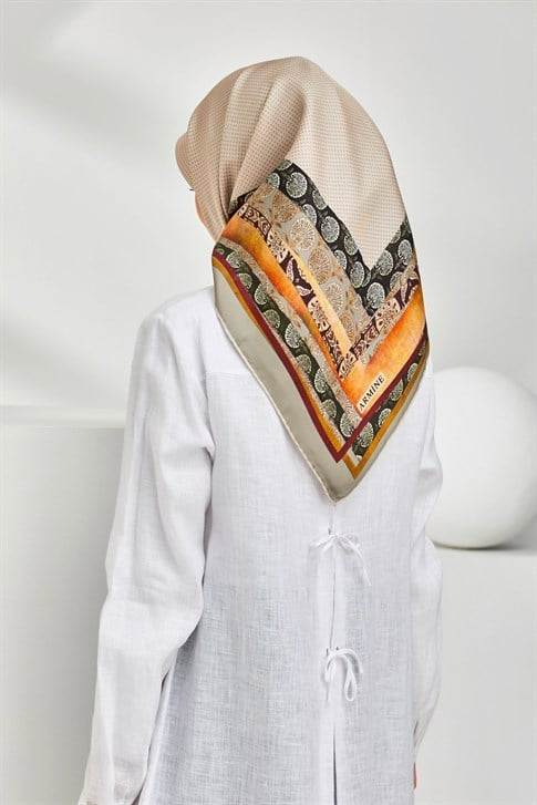 Armine Twill İpek Eşarp 20Ya8309 34
