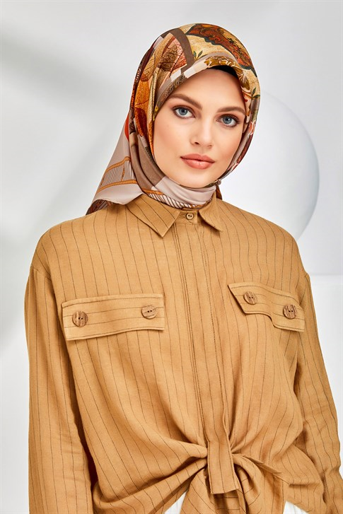 Armine Twill İpek Eşarp 20Ya8312 34