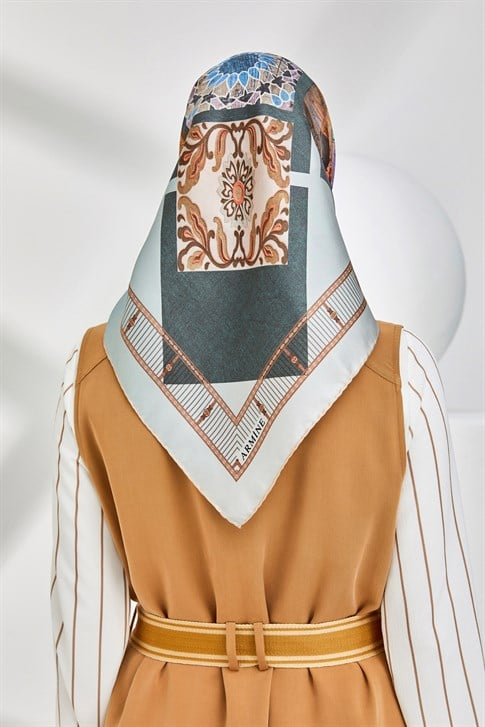 Armine Twill İpek Eşarp 20Ya8312 36