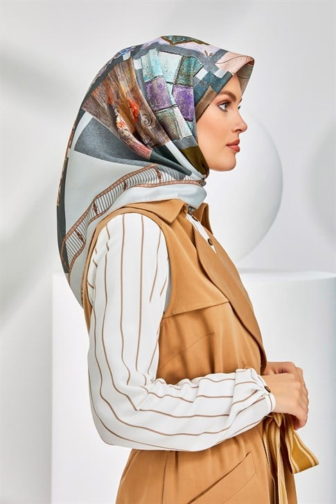 Armine Twill İpek Eşarp 20Ya8312 36