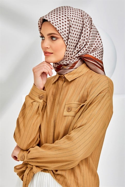 Armine Twill İpek Eşarp 20Ya8314 80