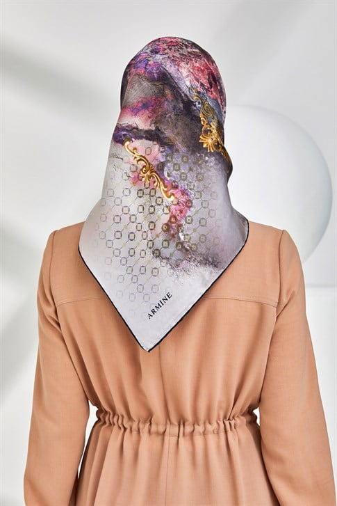 Armine Twill İpek Eşarp 20Ya8318 86
