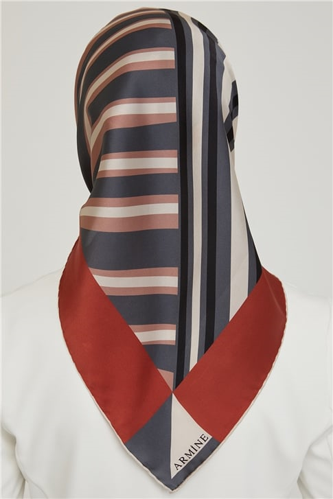 Armine Twill İpek Eşarp 21Ka8601 40