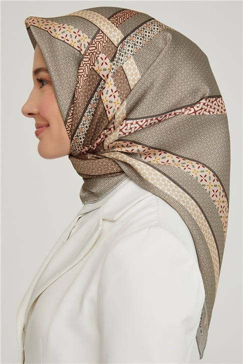 Armine Twill İpek Eşarp 21Ka8603 07