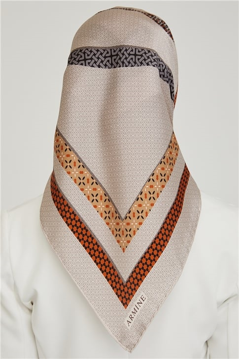Armine Twill İpek Eşarp 21Ka8603 33