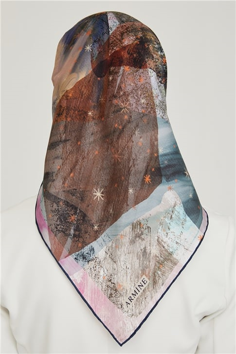 Armine Twill İpek Eşarp 21Ka8608 33