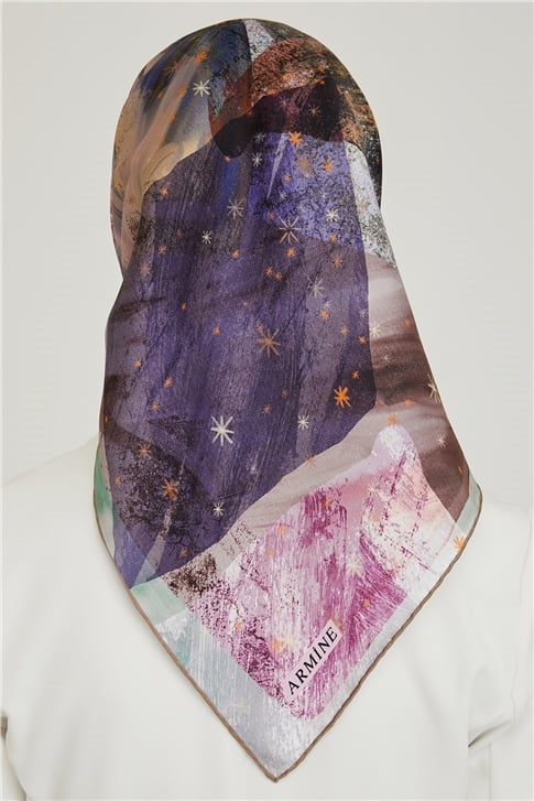 Armine Twill İpek Eşarp 21Ka8608 34