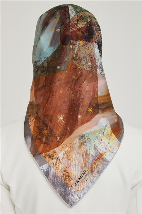 Armine Twill İpek Eşarp 21Ka8608 37