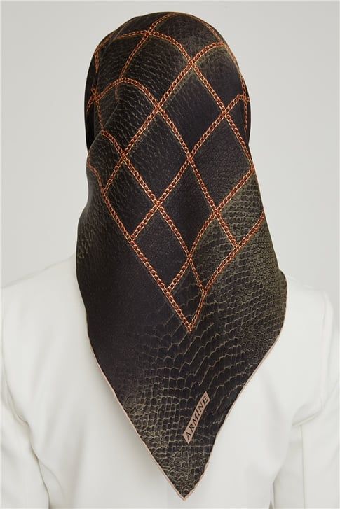 Armine Twill İpek Eşarp 21Ka8609 08