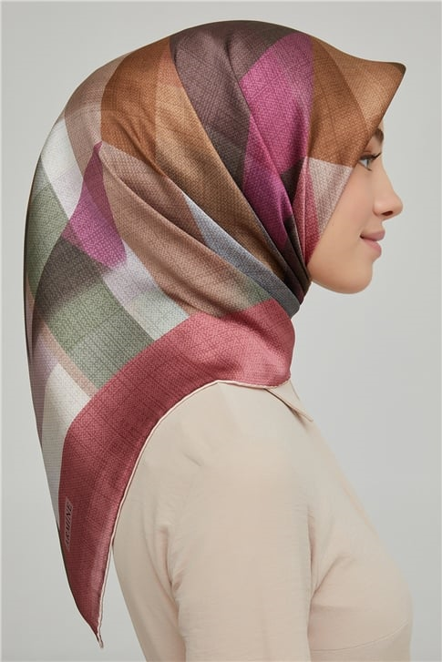 Armine Twill İpek Eşarp 21Ka8623 06