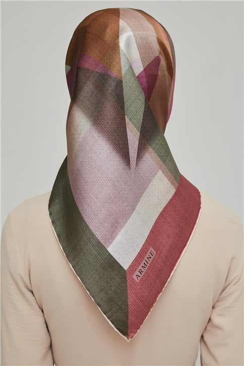 Armine Twill İpek Eşarp 21Ka8623 06