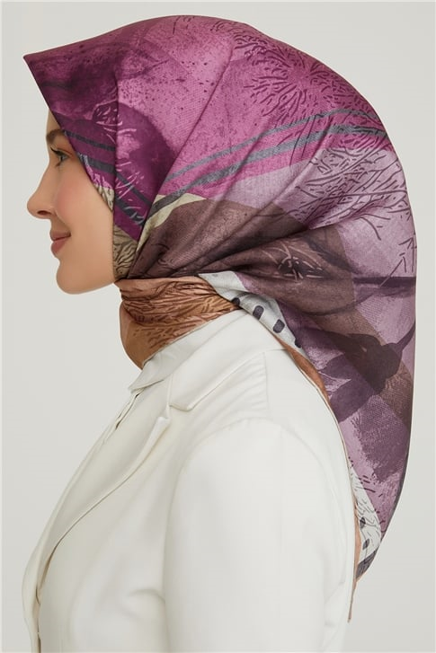 Armine Twill İpek Eşarp 21Ka8625 05
