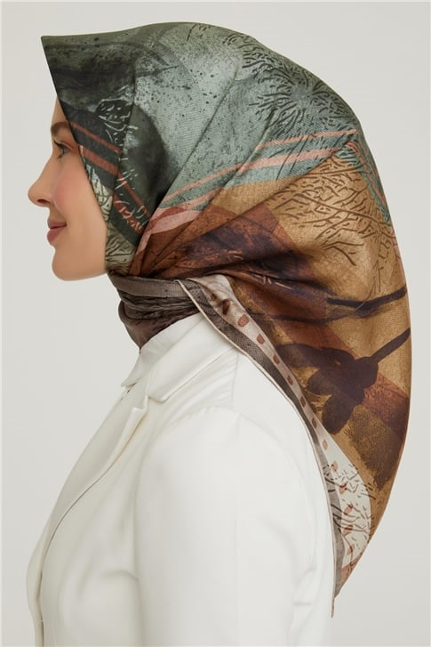 Armine Twill İpek Eşarp 21Ka8625 06
