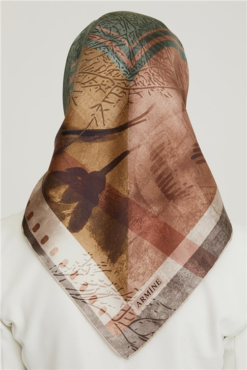 Armine Twill İpek Eşarp 21Ka8625 06