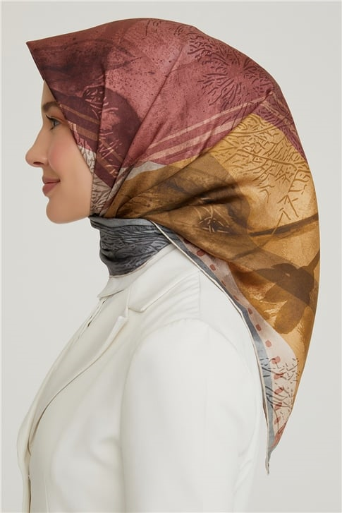 Armine Twill İpek Eşarp 21Ka8625 08
