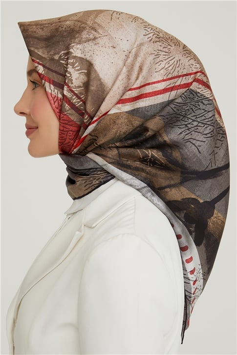 Armine Twill İpek Eşarp 21Ka8625 33