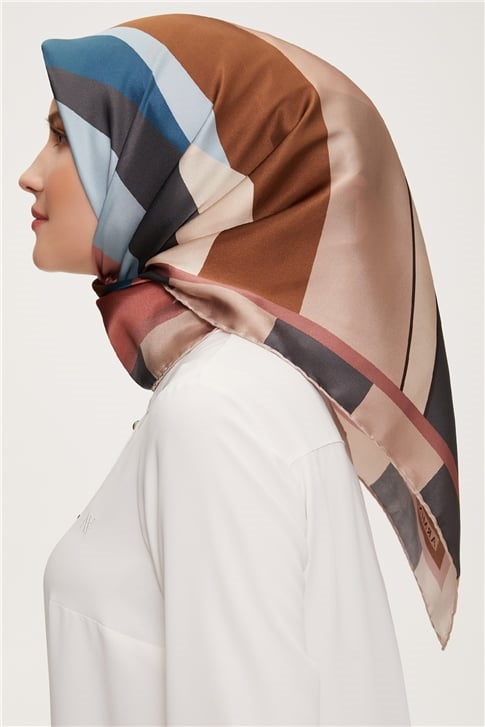 Armine Twill İpek Eşarp 21Ka8629 08