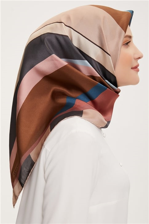 Armine Twill İpek Eşarp 21Ka8629 08