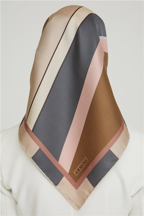 Armine Twill İpek Eşarp 21Ka8629 08