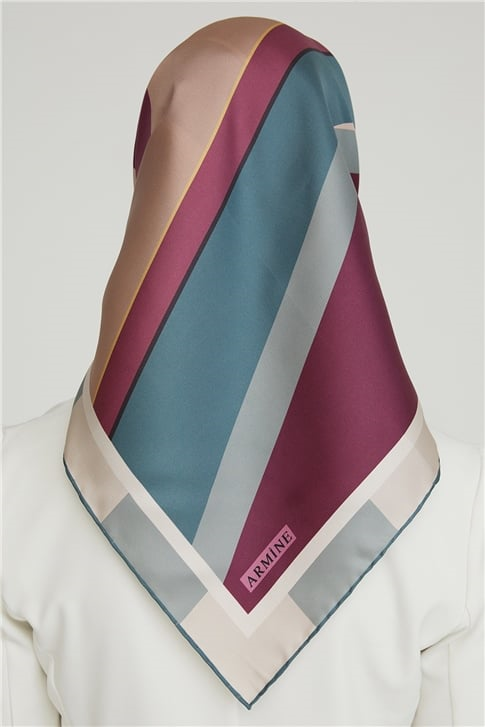 Armine Twill İpek Eşarp 21Ka8629 31