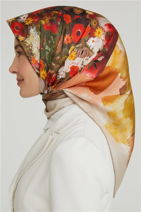 Armine Twill İpek Eşarp 21Ka8630 01