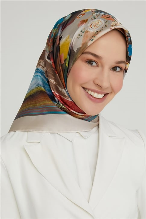 Armine Twill İpek Eşarp 21Ka8630 03