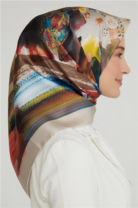 Armine Twill İpek Eşarp 21Ka8630 03