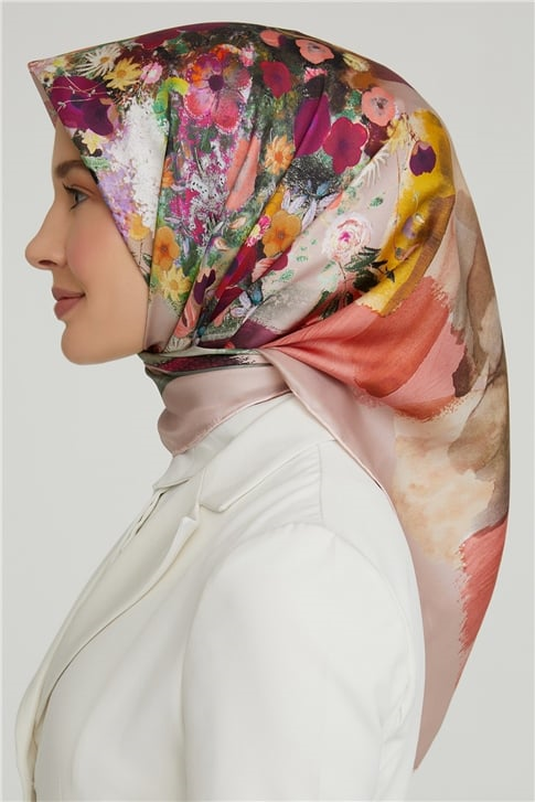 Armine Twill İpek Eşarp 21Ka8630 05