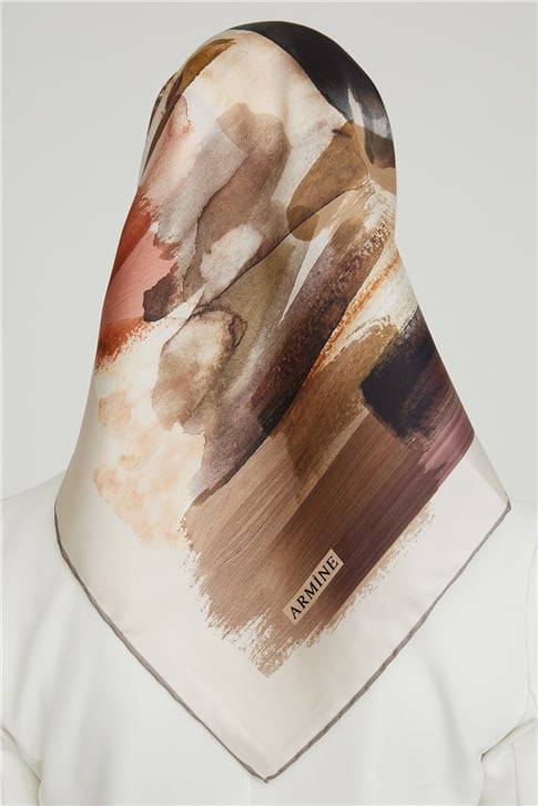 Armine Twill İpek Eşarp 21Ka8630 07