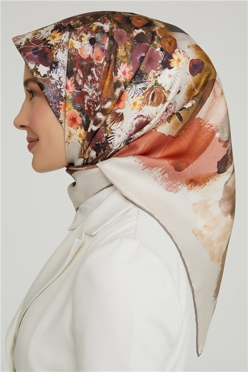 Armine Twill İpek Eşarp 21Ka8630 07