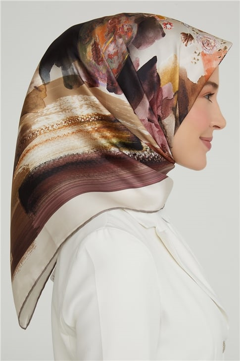 Armine Twill İpek Eşarp 21Ka8630 07